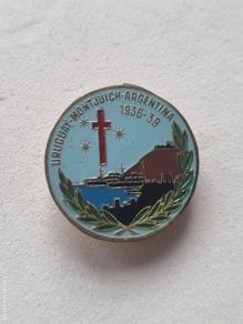 Military Antiques: INSIGNIA MILITAR GUERRA CVIL 1936 - 39 BUQUES URUGUAY MONTJUICH ARGENTINA M0